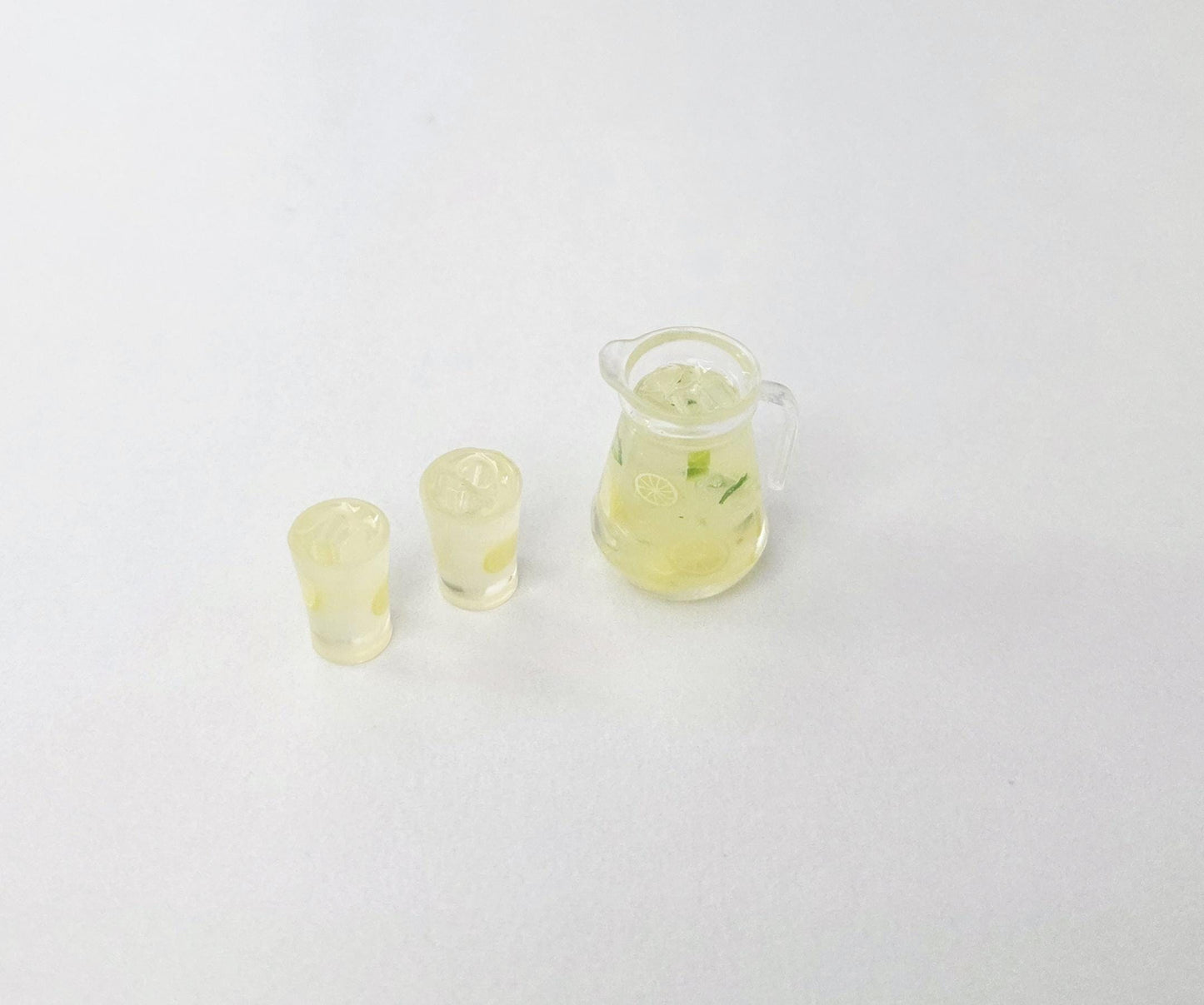 Miniature Dollhouse Lemonade Pitcher Set