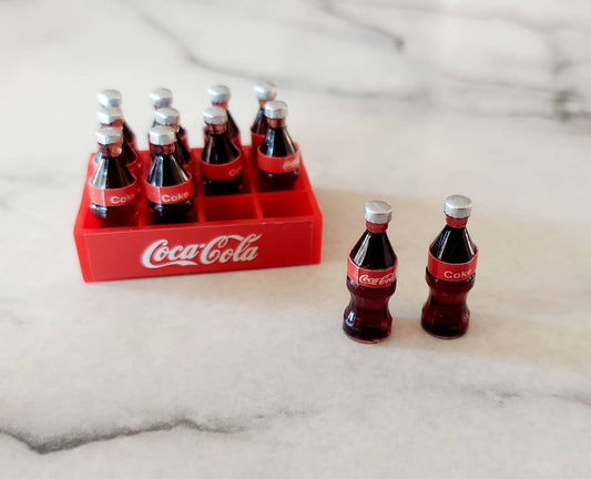 Miniature 12 Pack Soda and Crate - 1:12