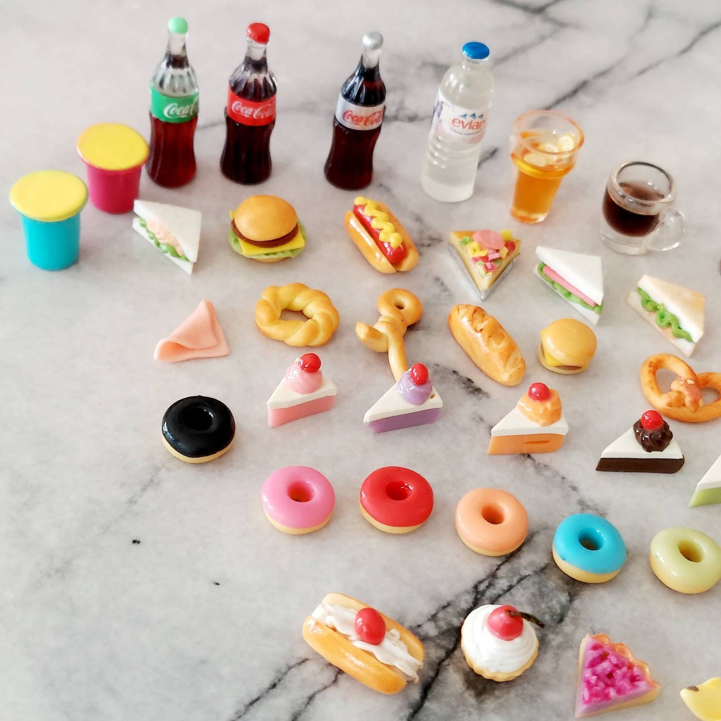 10pc Miniature Food and Drinks
