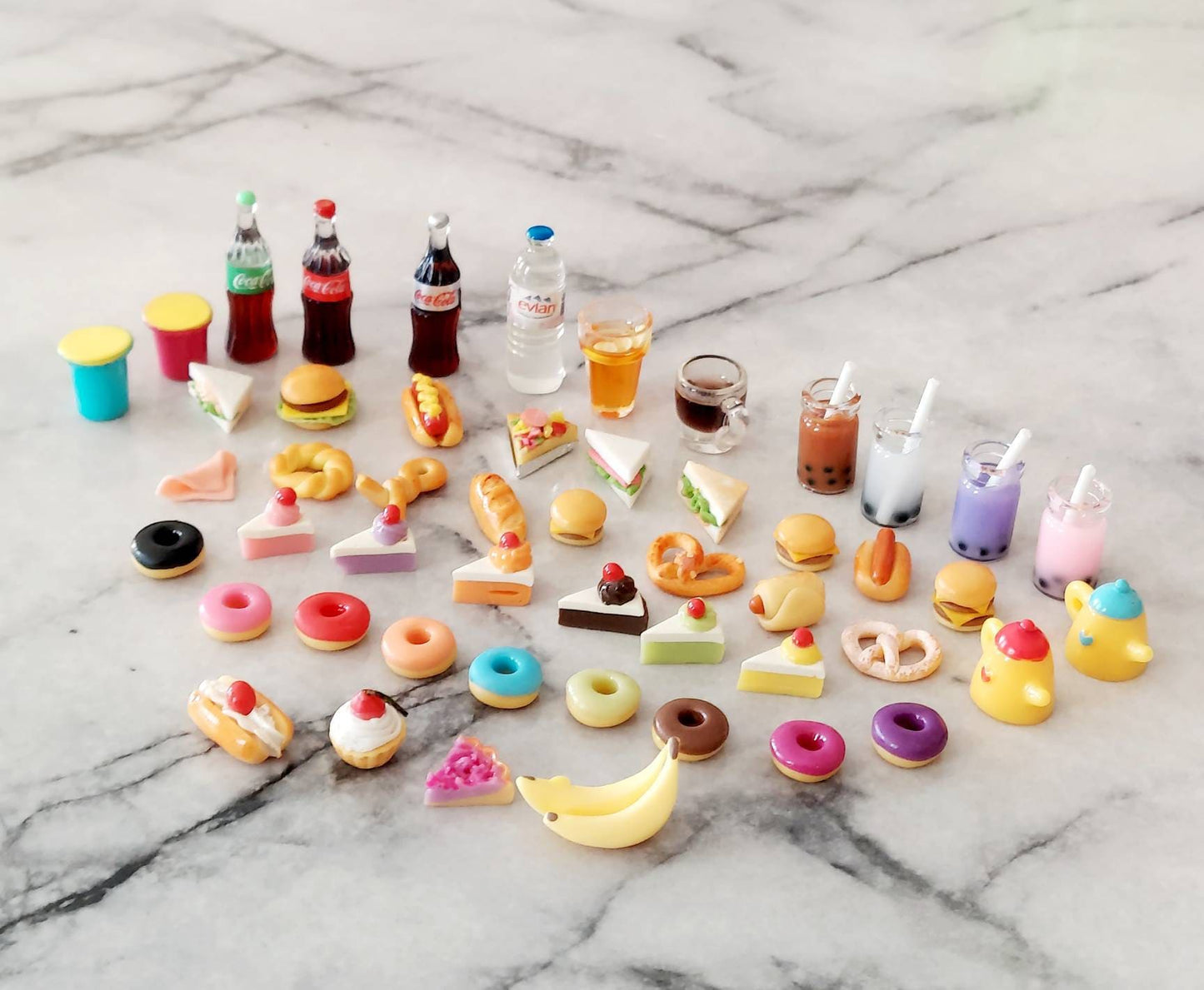 10pc Miniature Food and Drinks