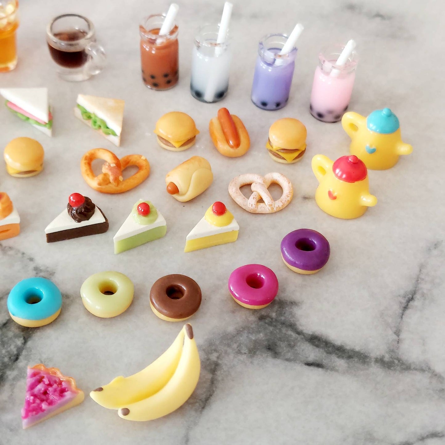 10pc Miniature Food and Drinks