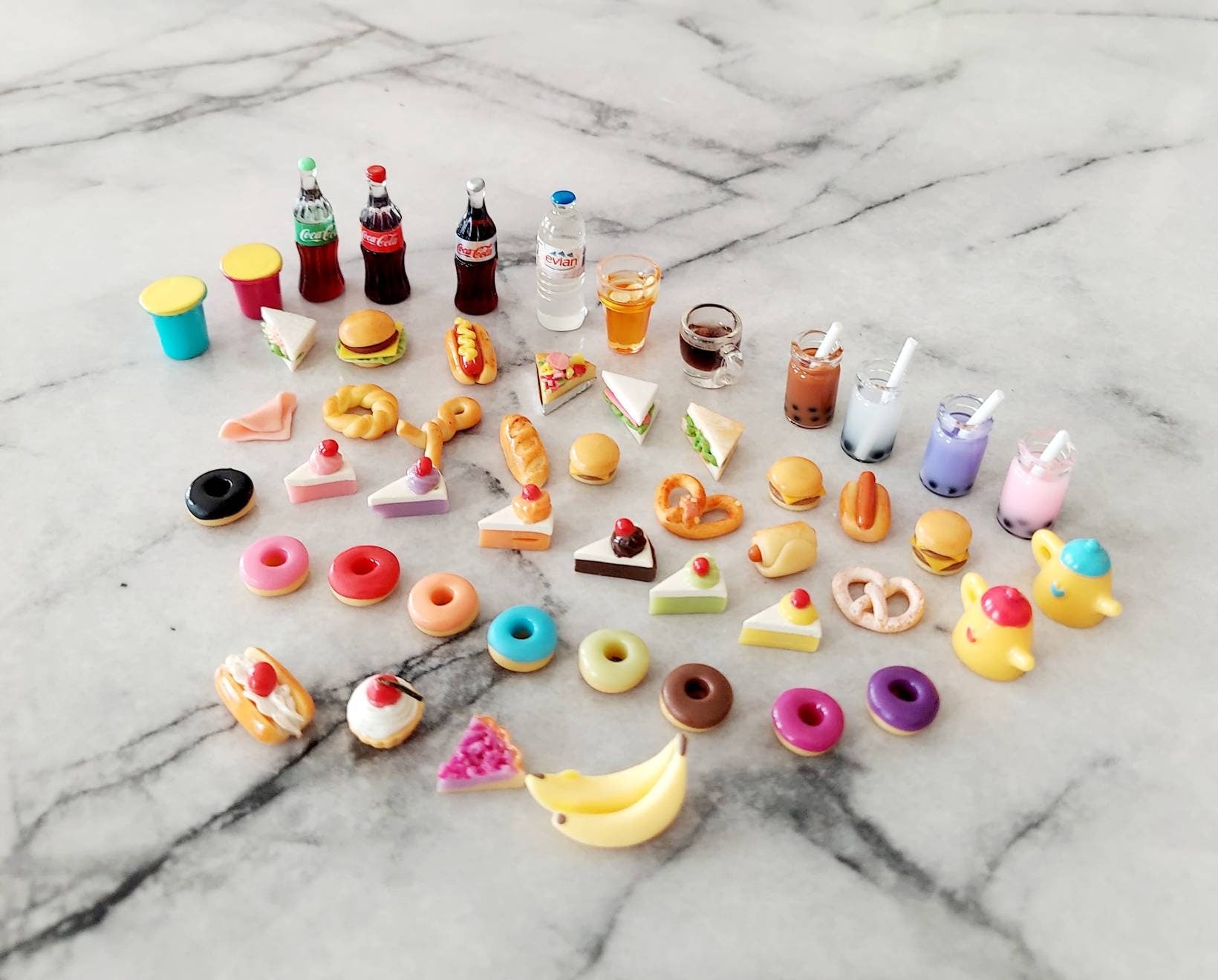 10pc Miniature Food and Drinks